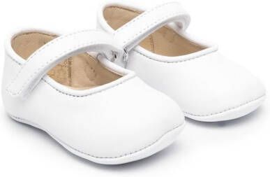 Andrea Montelpare leather ballerina shoes White