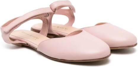 Andrea Montelpare touch-strap ballerina shoes Pink