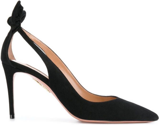 Aquazzura Bow Tie 85mm pumps Black