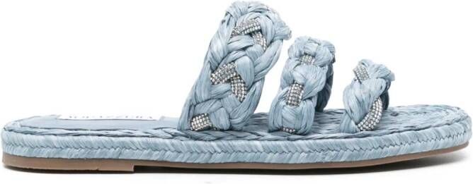 Aquazzura Costiera flat espadrille Blue