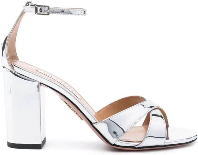Aquazzura Devine 90mm sandals Silver