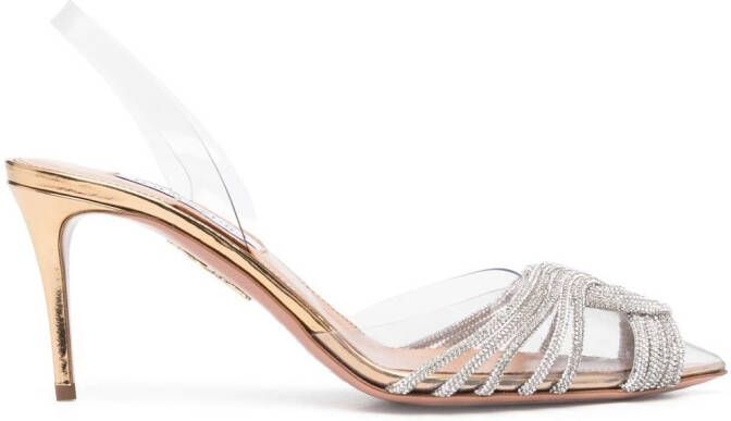 Aquazzura Gatsby slingback pumps Yellow