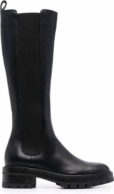 Aquazzura mid-calf leather boots Black