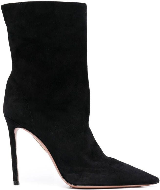 Aquazzura pointed-toe ankle boots Black