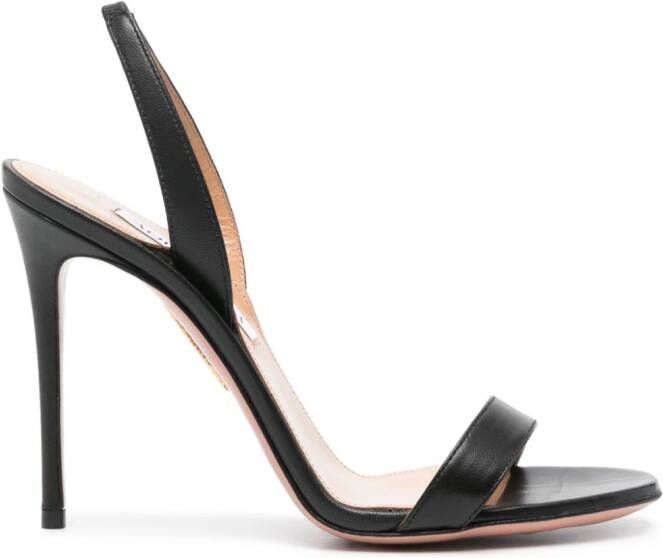 Aquazzura 105mm So Nude sandals Black