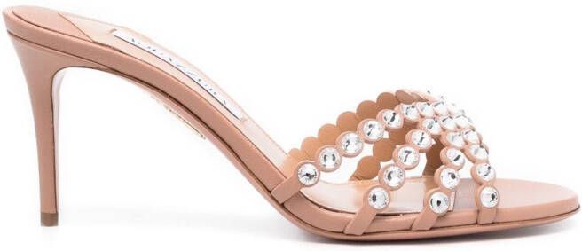 Aquazzura 75mm Tequila sandals Neutrals