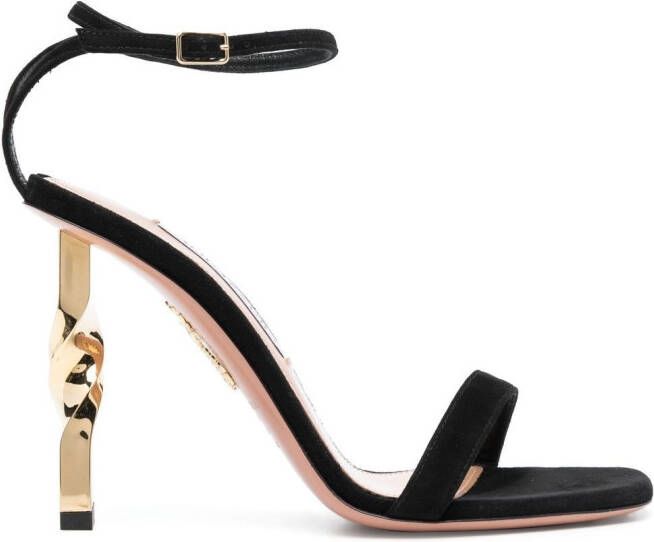 Aquazzura Twist 105mm sandals Black