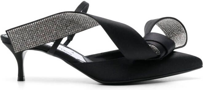 AREA x Sergio Rossi Marquise 50mm mules Black