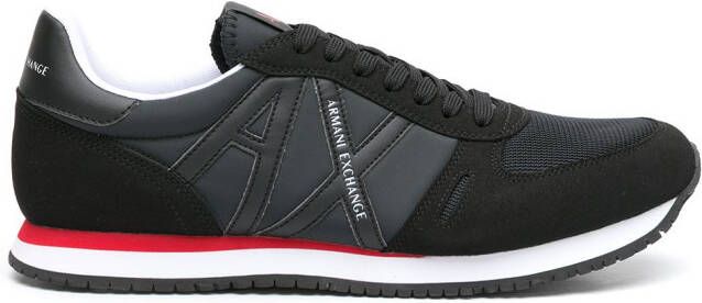 Armani Exchange logo-patch low-topsneakers Black
