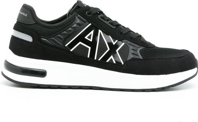 Armani Exchange logo-print low-top sneakers Black