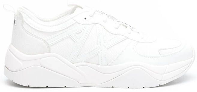 Armani Exchange side logo-detail sneakers White