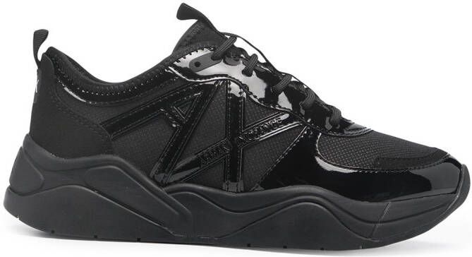 Armani Exchange side-logo low-top sneakers Black