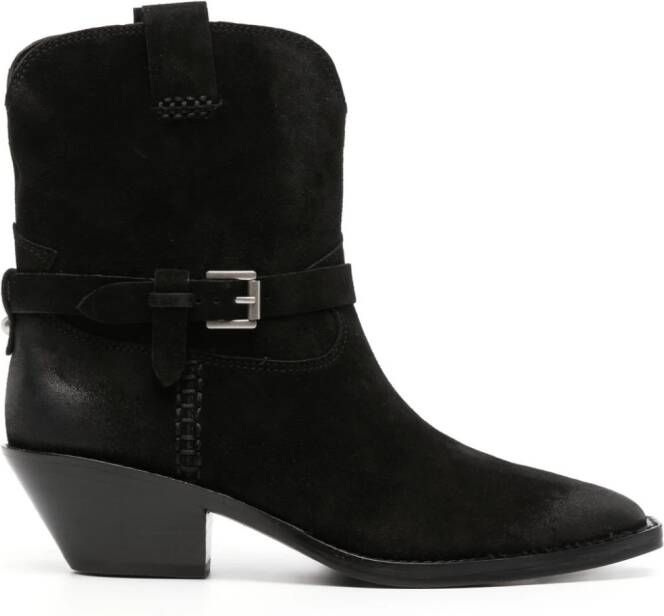 Ash Dustin 55mm pointed-toe boots Black