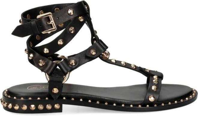 Ash Gilda leather sandals Black