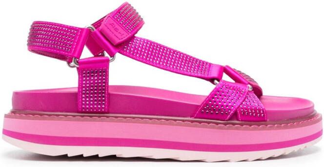 Ash rhinestone sandals Pink