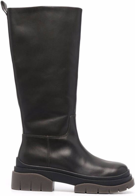 Ash Supremium leather boots Black