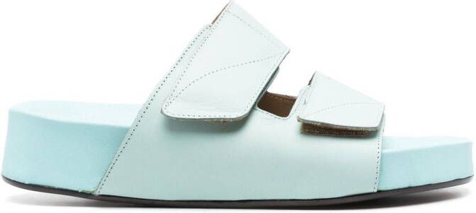 ATP Atelier double-strap slides Blue