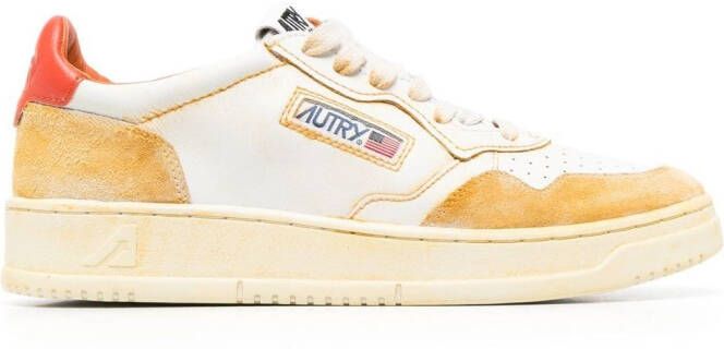 Autry colour-block low-top sneakers White