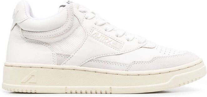 Autry Open Mid leather sneakers White