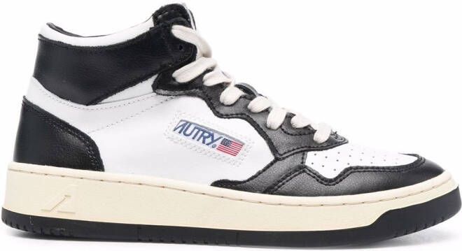 Autry high-top lace-up sneakers White