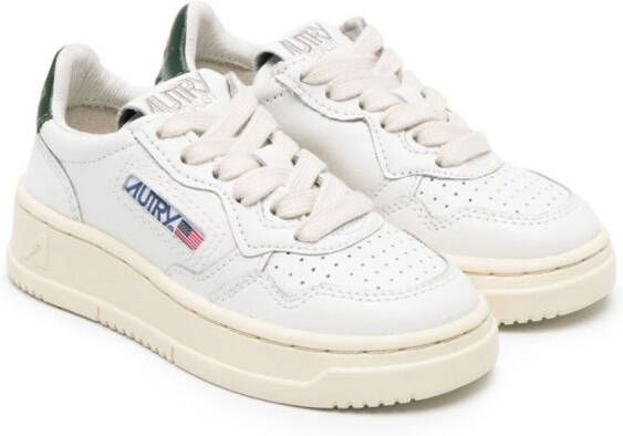 Autry Kids Medalist leather sneakers White