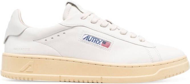 Autry logo-patch sneakers Neutrals