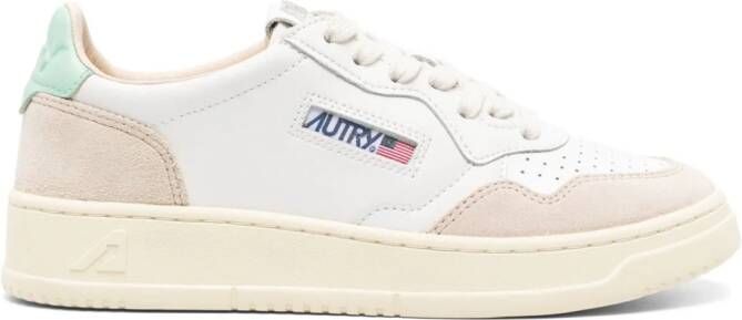 Autry Medalist leather sneakers Neutrals