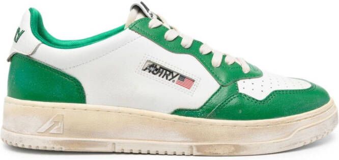 Autry Medalist Low Super Vintage leather sneakers White