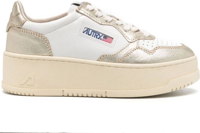 Autry Medalist platform sneakers White