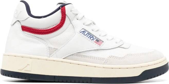 Autry Open Mid lace-up sneakers White
