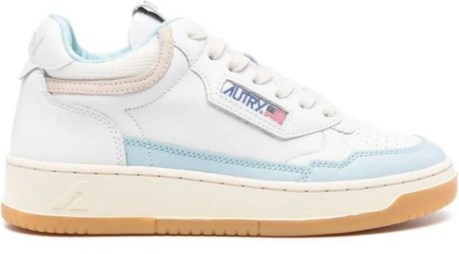 Autry Open Mid leather sneakers White