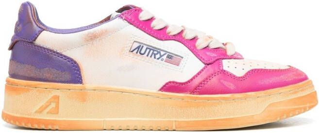 Autry panelled low-top sneakers White