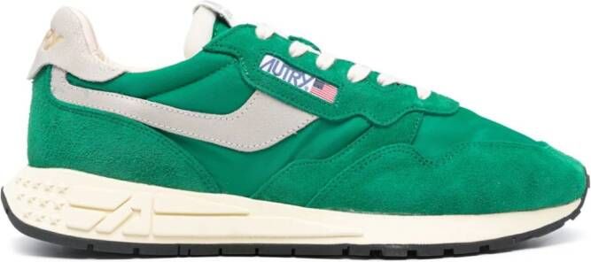 Autry Reelwind panelled sneakers Green