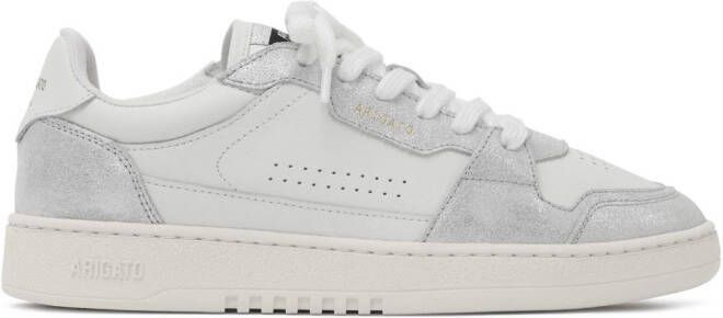 Axel Arigato Dice Lo glitter-panelled sneakers White