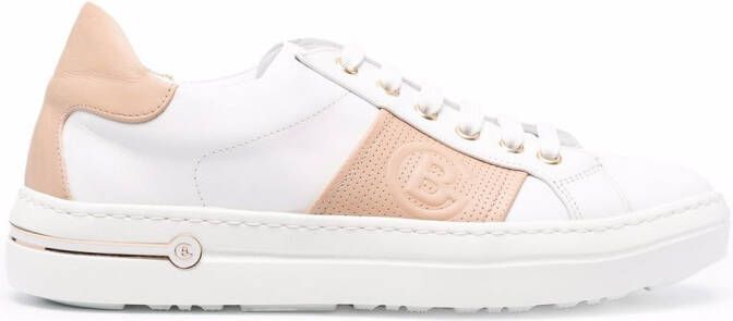 Baldinini colour-block leather sneakers White