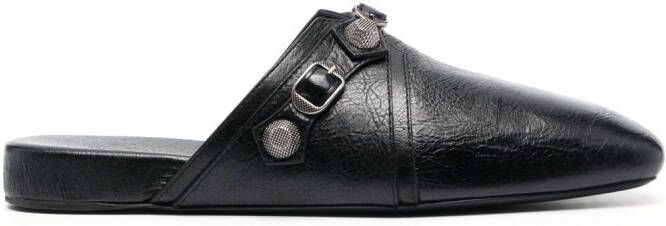 Balenciaga Cosy Cagole leather mules Black