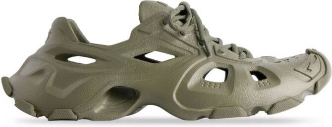 Balenciaga HD cut-out low-top sneakers Green