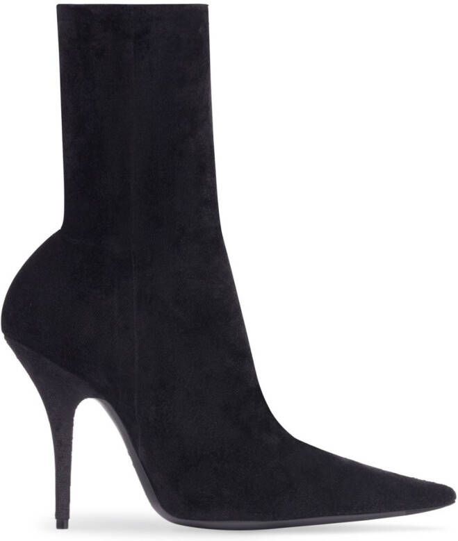 Balenciaga Knife 110mm ankle boots Black