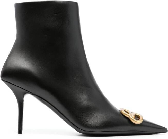 Balenciaga Knife BB 80mm ankle boots Black