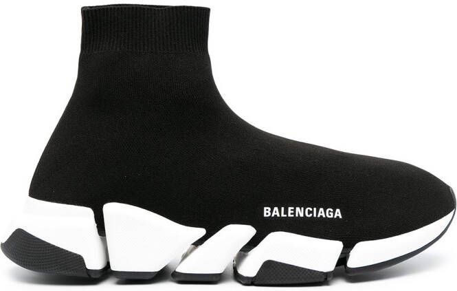 Balenciaga Speed 2.0 knitted sneakers Black