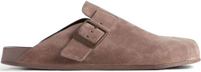 Balenciaga Sunday suede mules Brown