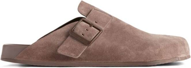 Balenciaga Sunday suede mules Brown