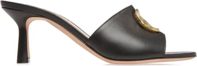 Bally Geha 65mm logo-plaque sandals Black