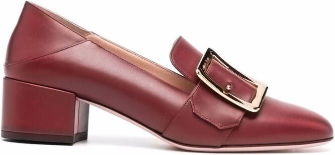 Bally Janelle 40 block loafers Red