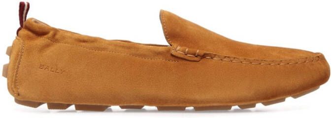 Bally Kyler suede loafers Brown