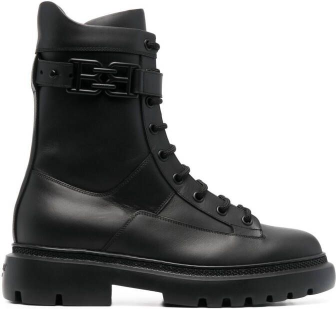 Bally lace-up ankle boots Black