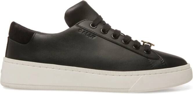 Bally lace-up logo-plaque sneakers Black