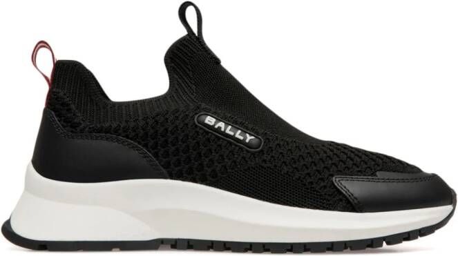 Bally logo-appliqué mesh sneakers Black