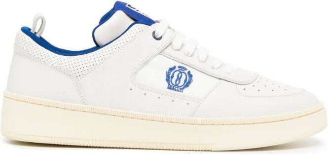 Bally logo-embroidered panelled sneakers White