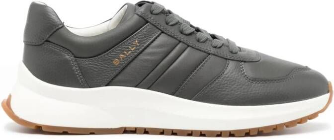 Bally logo-print panelled sneakers Grey